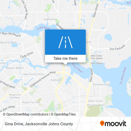 Mapa de Gina Drive