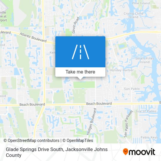 Mapa de Glade Springs Drive South