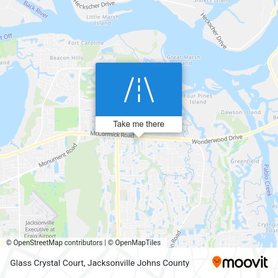 Glass Crystal Court map