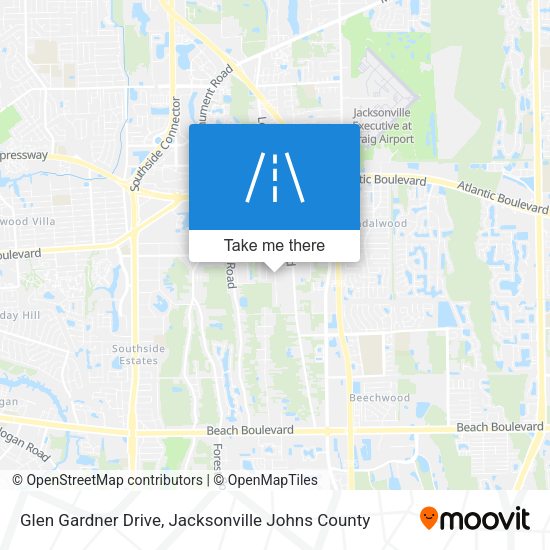 Mapa de Glen Gardner Drive