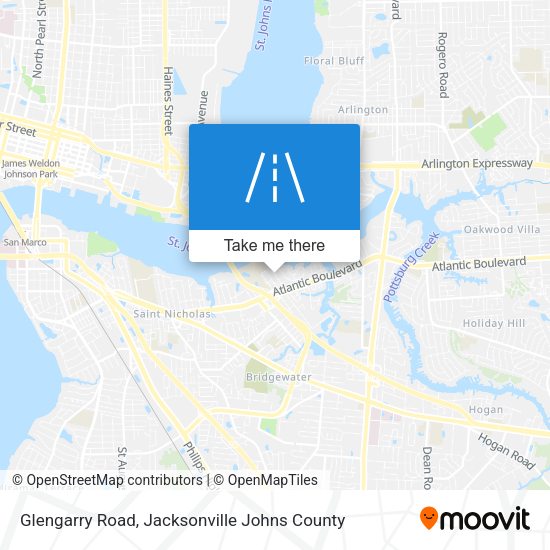 Mapa de Glengarry Road