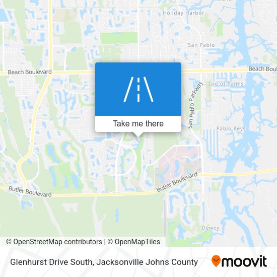Glenhurst Drive South map