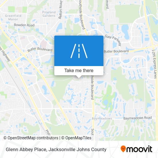 Mapa de Glenn Abbey Place