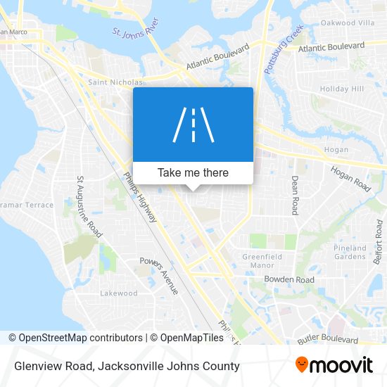 Mapa de Glenview Road