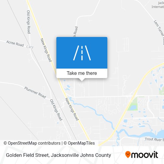 Mapa de Golden Field Street