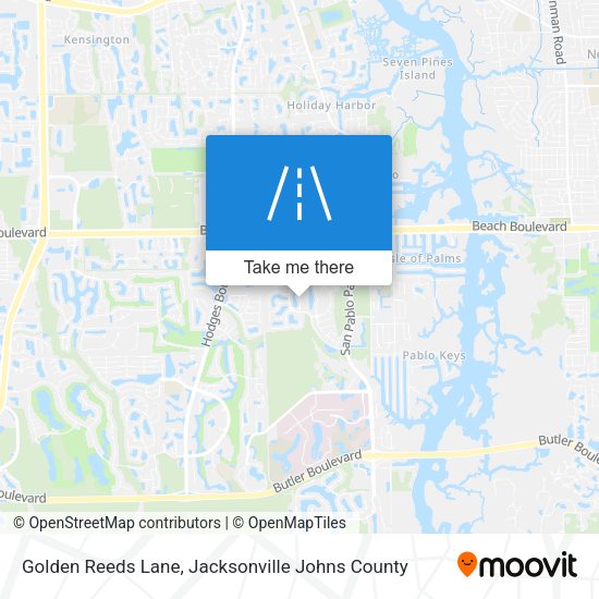 Mapa de Golden Reeds Lane