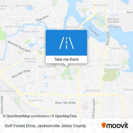 Golf Forest Drive map