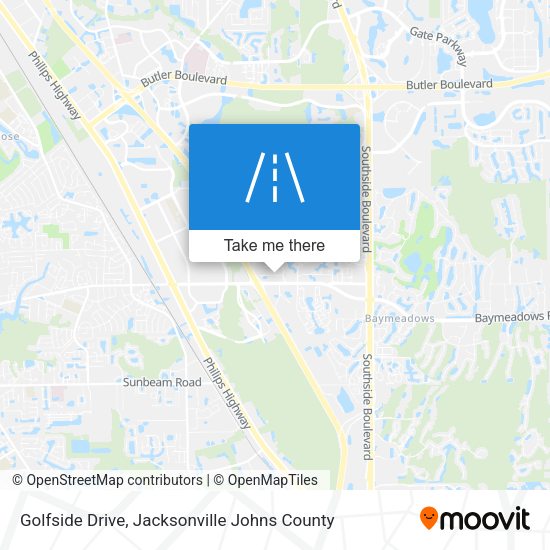 Golfside Drive map