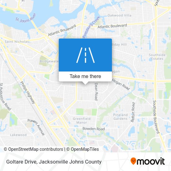 Goltare Drive map