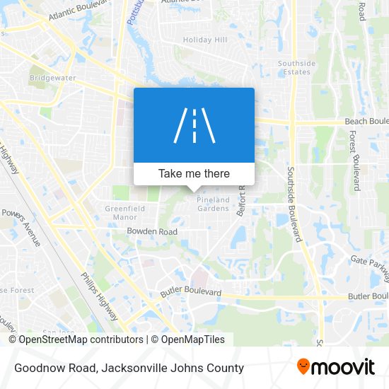 Mapa de Goodnow Road