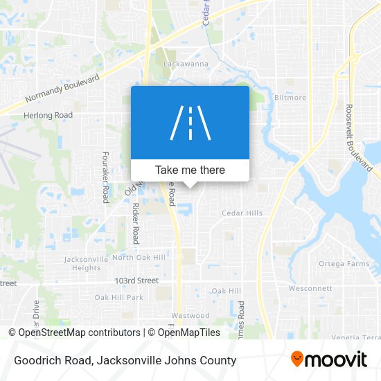 Mapa de Goodrich Road