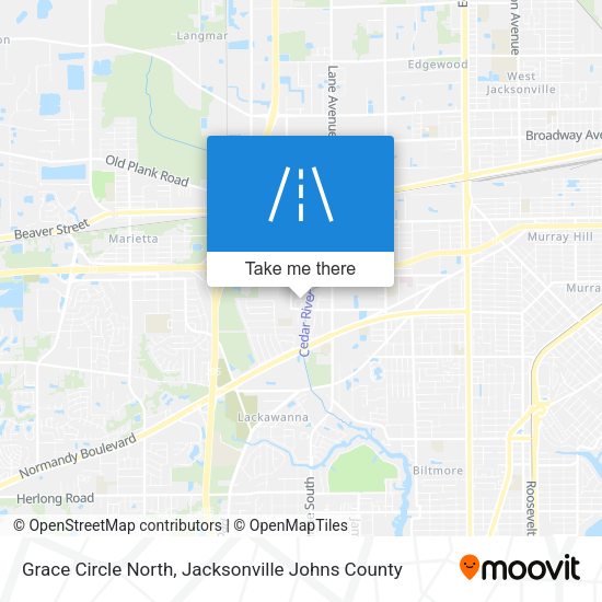 Mapa de Grace Circle North