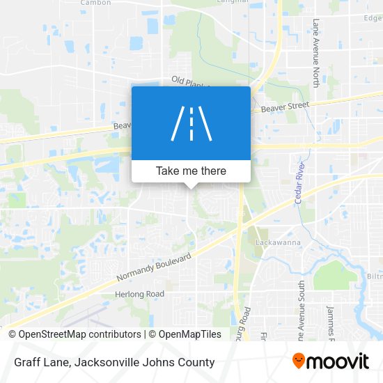 Graff Lane map