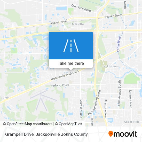 Mapa de Grampell Drive
