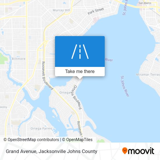 Mapa de Grand Avenue