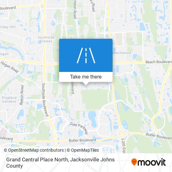 Mapa de Grand Central Place North