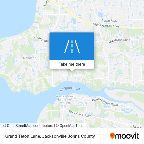 Mapa de Grand Teton Lane