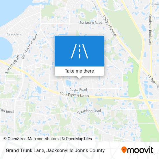 Grand Trunk Lane map