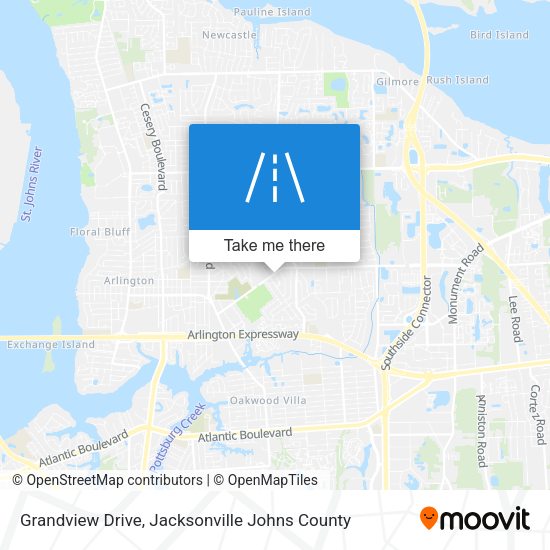 Grandview Drive map