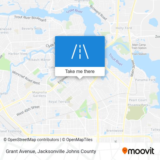 Grant Avenue map