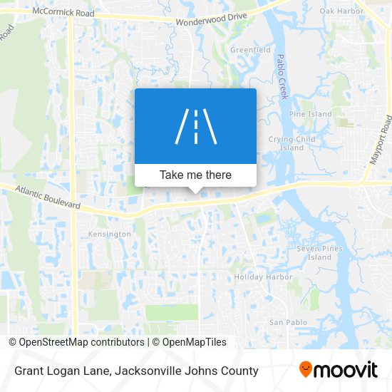 Grant Logan Lane map
