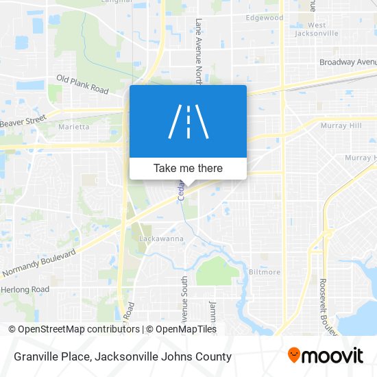 Granville Place map