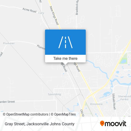 Mapa de Gray Street
