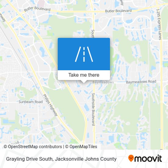 Grayling Drive South map