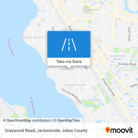 Graywood Road map