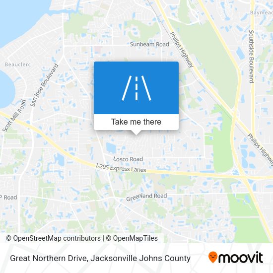 Mapa de Great Northern Drive