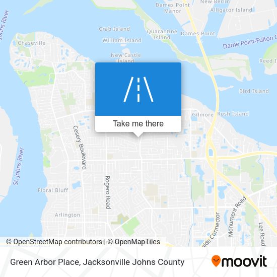 Green Arbor Place map