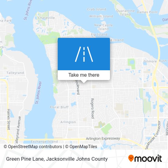 Green Pine Lane map