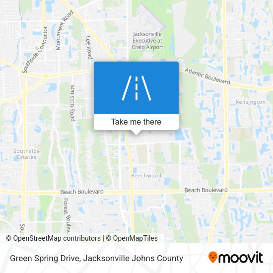 Green Spring Drive map