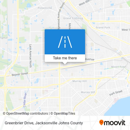 Mapa de Greenbrier Drive