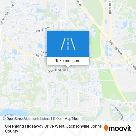 Mapa de Greenland Hideaway Drive West