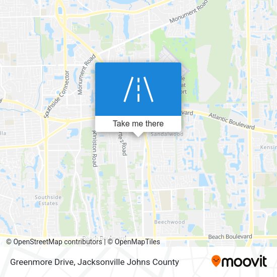 Greenmore Drive map