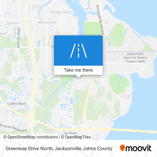 Mapa de Greenway Drive North