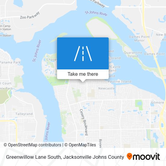 Mapa de Greenwillow Lane South