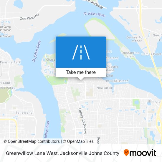 Mapa de Greenwillow Lane West