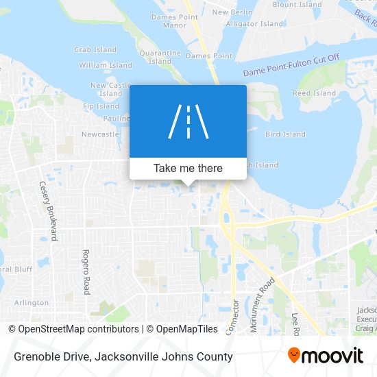 Grenoble Drive map