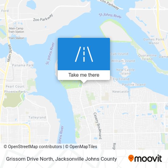 Grissom Drive North map