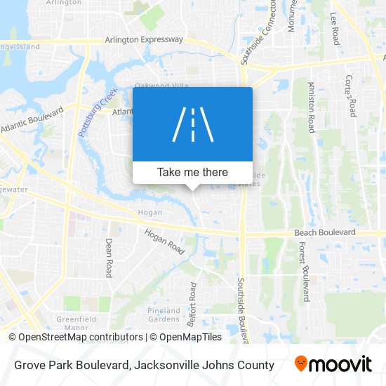 Mapa de Grove Park Boulevard