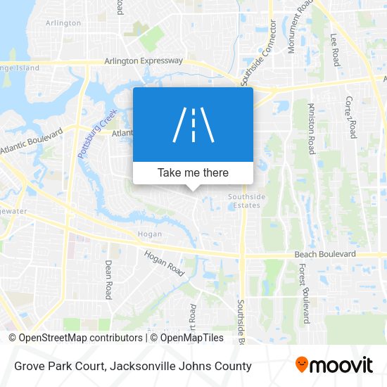 Grove Park Court map