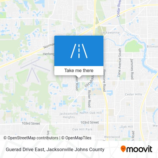 Guerad Drive East map