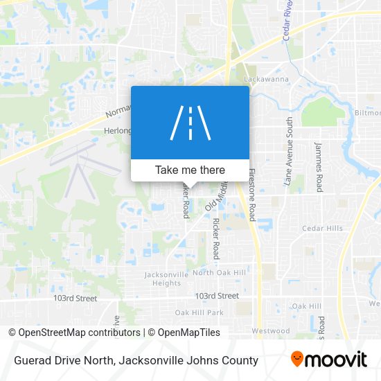 Guerad Drive North map