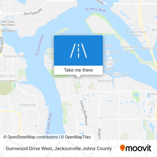 Mapa de Gumwood Drive West