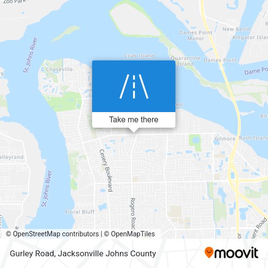 Gurley Road map
