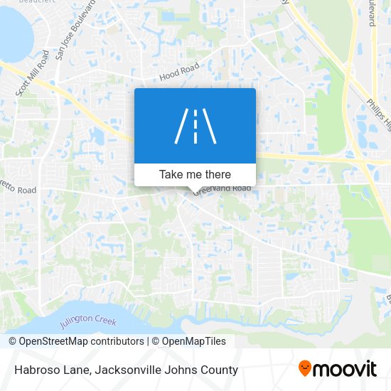 Habroso Lane map