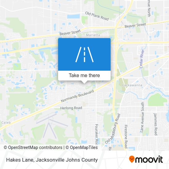 Hakes Lane map