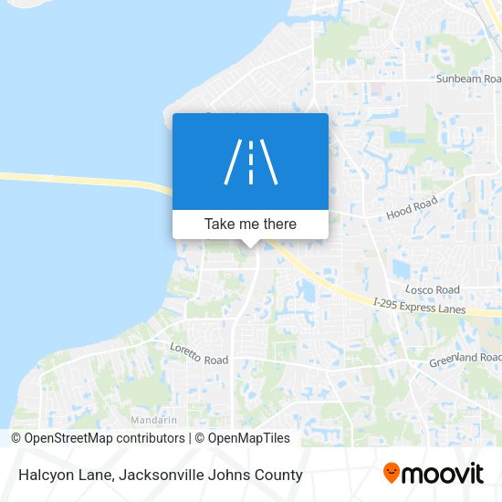 Halcyon Lane map